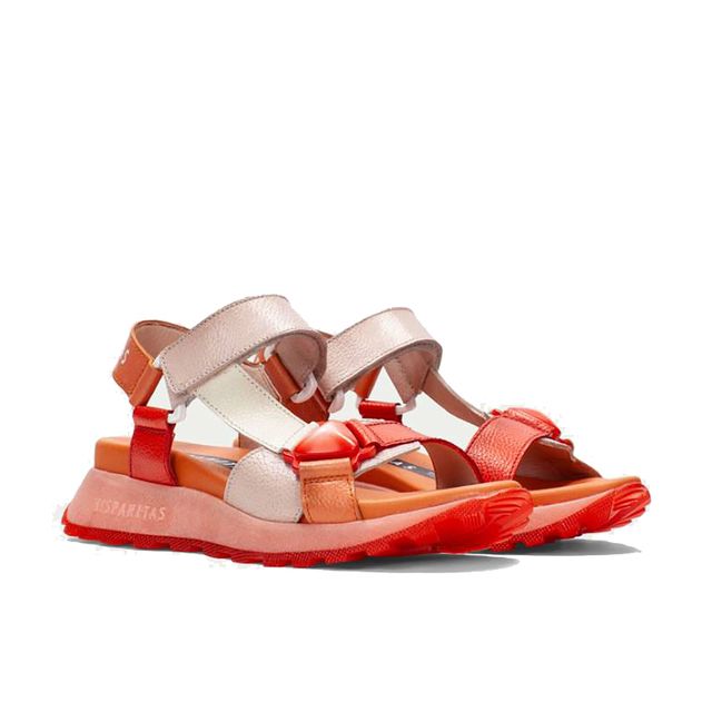 Hispanitas Flat Sandals - Coral - CHV253896016 MAUI TREK