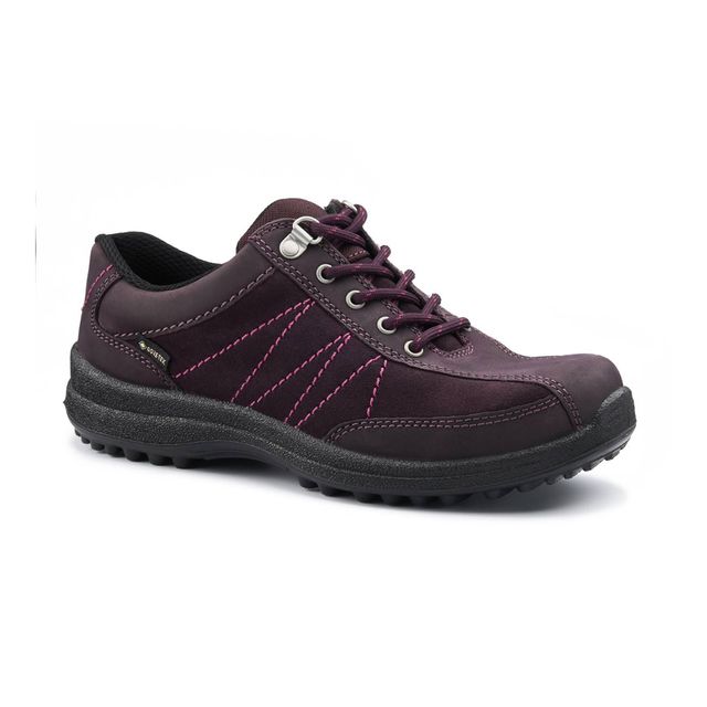 Hotter Walking Shoes - Wine leather - 26713/81 MIST GTX EXF