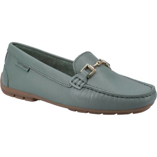 Hush Puppies Comfort Slip On Shoes - Sage green - HP38757-72359 Eleanor