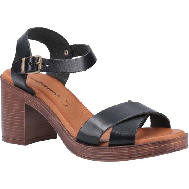 Hush Puppies Heeled Sandals - Black - 31949-54716 Georgia