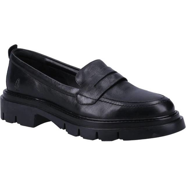 Hush Puppies Comfort Slip On Shoes - Black - HP38674-72163 Reece