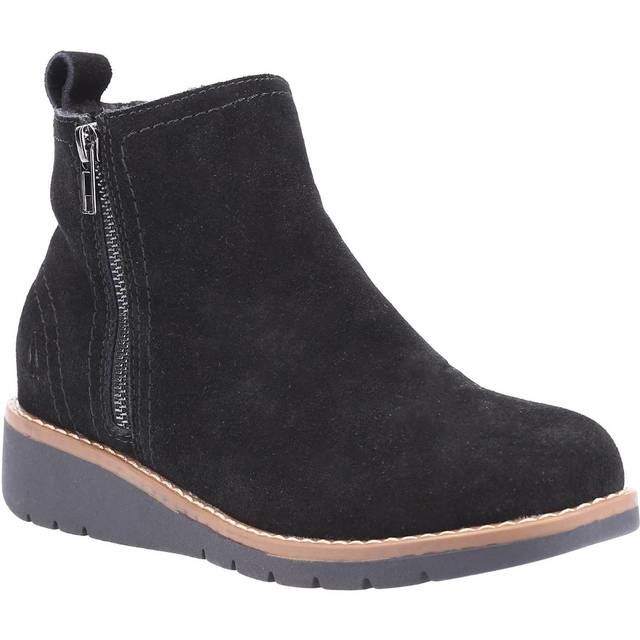 Hush Puppies Ankle Boots - Black - HPW1000-233-1 LIBBY BOOT