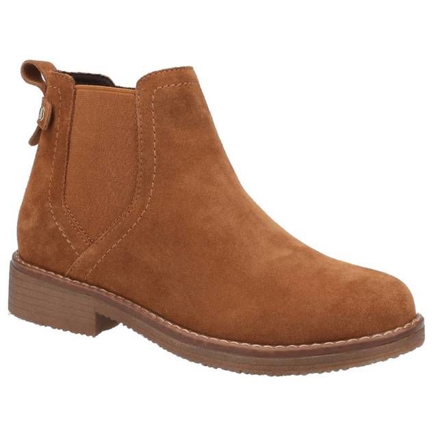 Hush Puppies Ankle Boots - Tan - HPW1000-147-2 Maddy