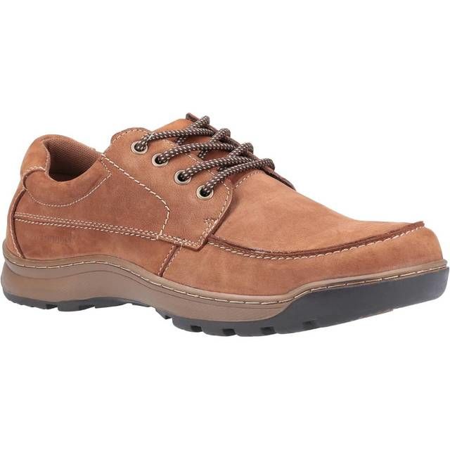 Hush Puppies Comfort Shoes - Tan Nubuck - HPM2000-108-1 Tucker Lace