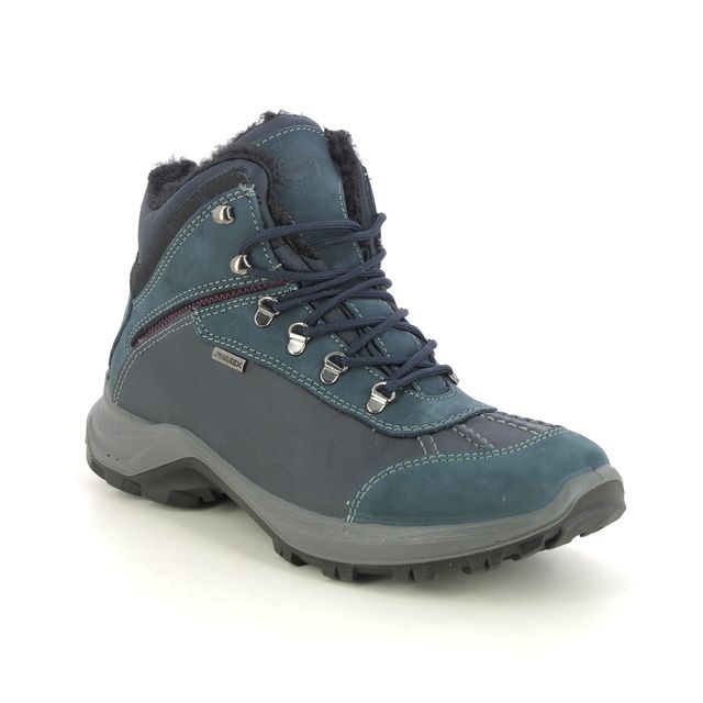 IMAC Walking Boots - Navy Leather - 8228/30061009 L PATH HI TEX