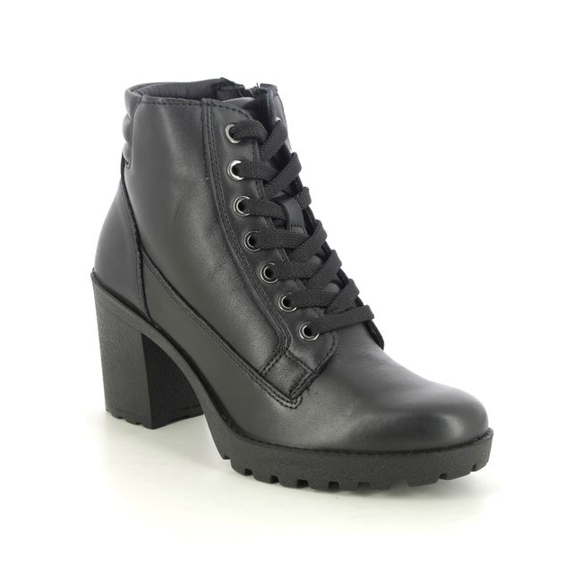 IMAC Heeled Boots - Black leather - 7350/1400011 VICKY  LACE