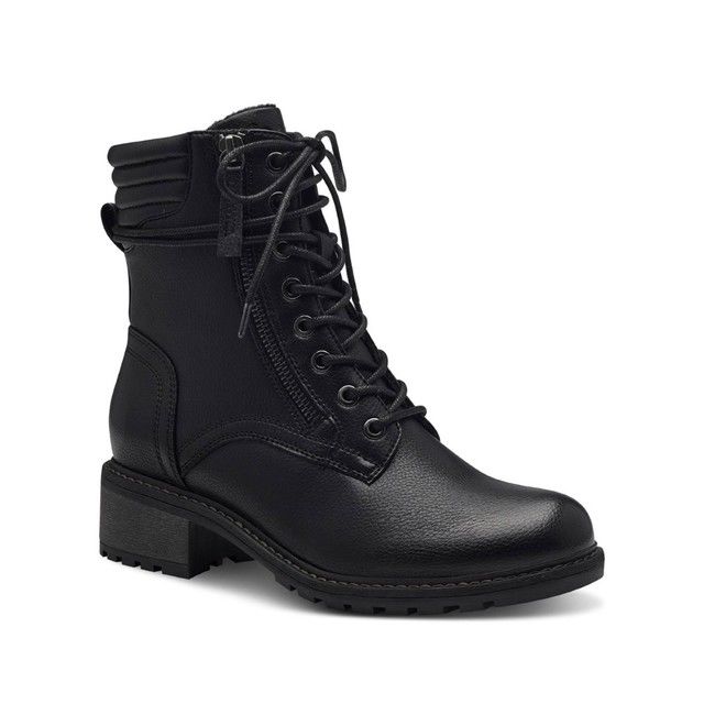 Jana Lace Up Boots - Black - 25267/43001 BARON ABI ZIP