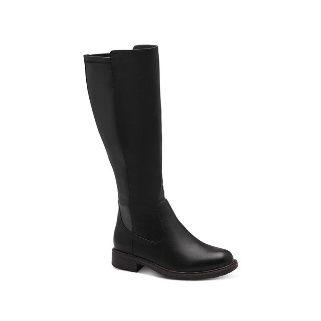 Jana Knee-high Boots - Black - 25563/43001 HENRIKELO WIDE