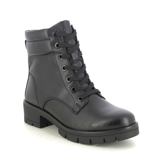 Jana Biker Boots - Black - 25263/43001 JENN DONO LACE