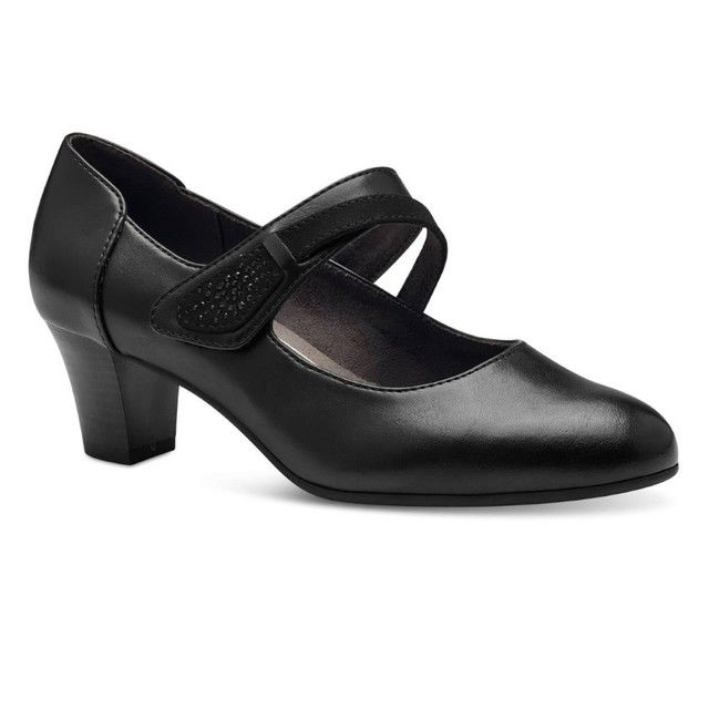 Jana Court Shoes - Black - 24465/43001 MESSI WIDE LMJ