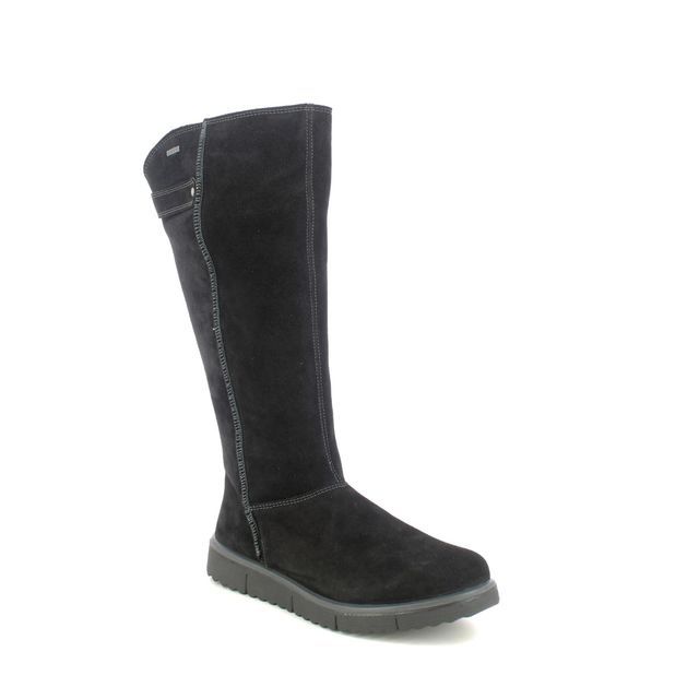 Legero Knee-high Boots - Black Suede - 2000657/0000 CAMPANIA GTX LN