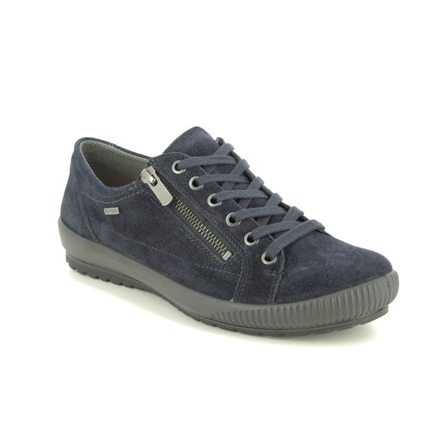 Legero Tanaro Zip Gtx Navy Suede Womens lacing shoes 2000616-8000