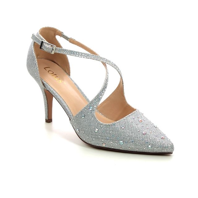 Lotus Slingback Shoes - Silver - ULS208/ PANACHE STAR