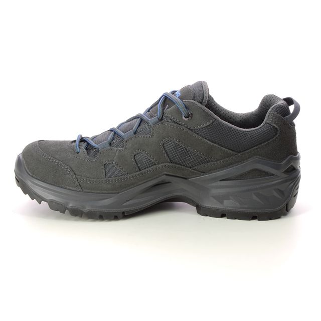 Lowa Sirkos Gtx Low Mens Grey Blue Mens Walking Shoes 310805 