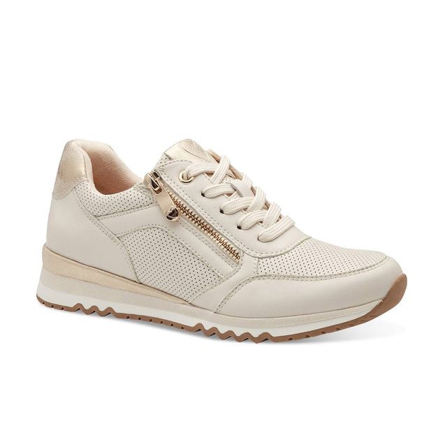 Marco Tozzi Trainers - Cream - 23782/41/405 BONALLO CORK