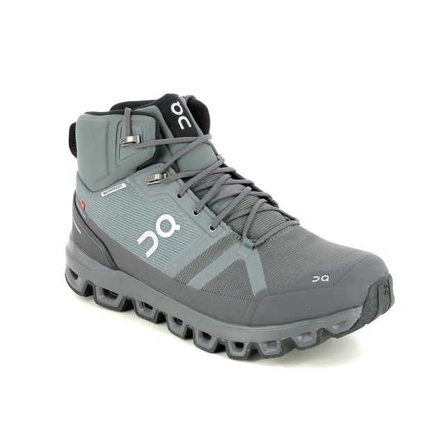 On Running Cloudrock Tex M Charcoal Mens Outdoor Walking Boots 2399246-