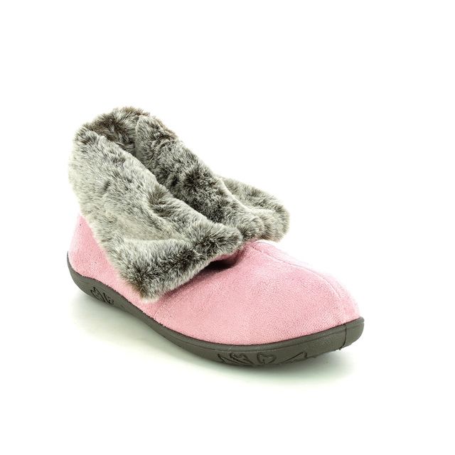 Padders Slippers - Pink - 4050-6107 ESME   EE FIT