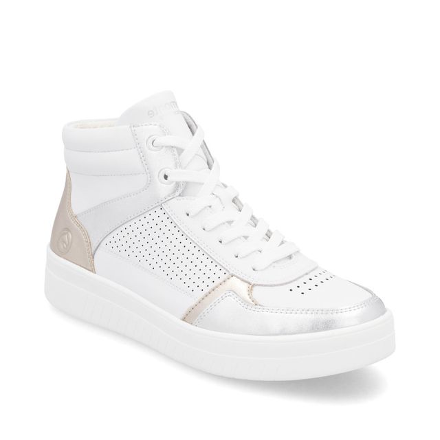 Remonte Hi Tops - White Metallic - D0J70-82 BALTOFORCE HI