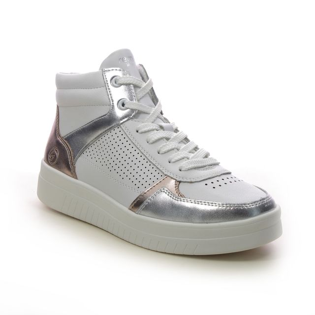 Remonte Hi Tops - White Metallic - D0J70-82 BALTOFORCE HI