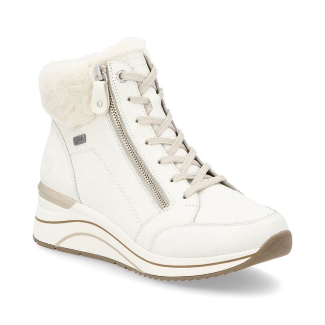 Remonte Hi Tops - Off White - D0T77-80 RANFU WEDGE TEX