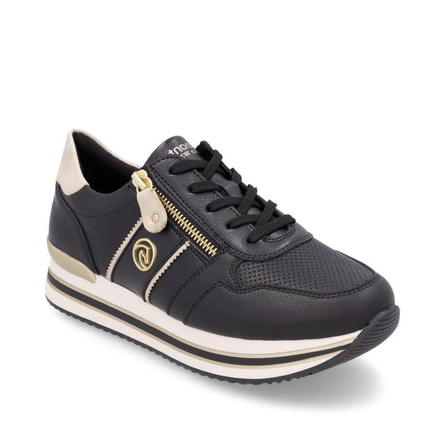 Remonte Trainers - Black gold - D1327-03 RANGE ZIP