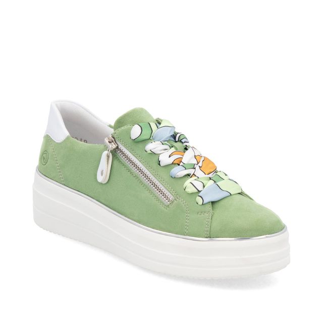 Remonte Trainers - Green Suede - D1C06-52 DOLLARIBON ZIP