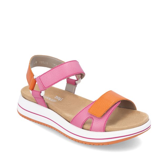 Remonte Comfortable Sandals - Fuchsia Orange - D1J57-31 LENIELLA REEF