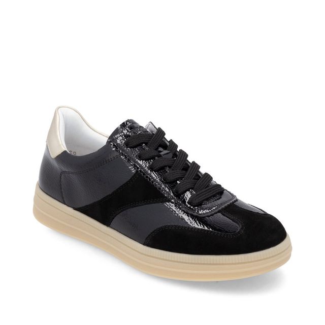 Remonte Trainers - Black patent suede - D2C01-03 KIMSPEZIAL