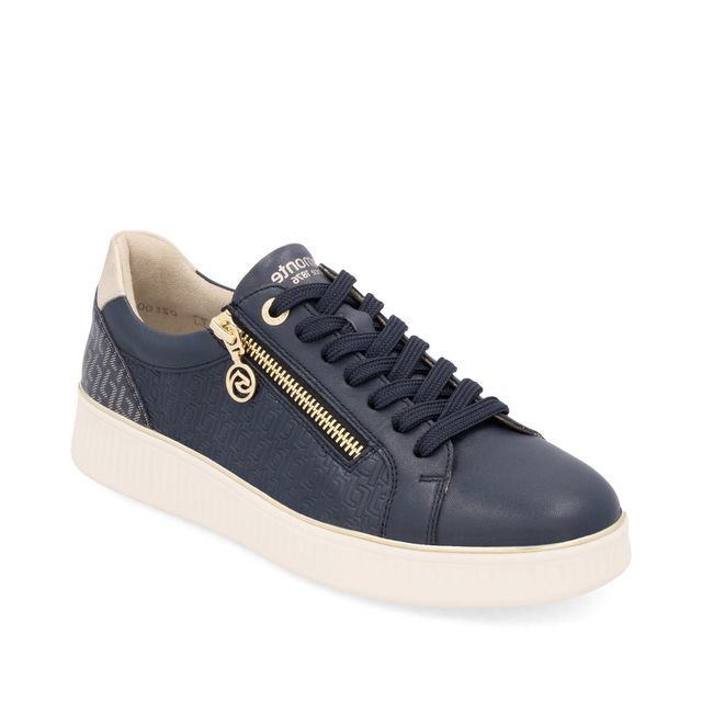 Remonte Trainers - Navy Leather - D2E00-14 TALTO ZIP