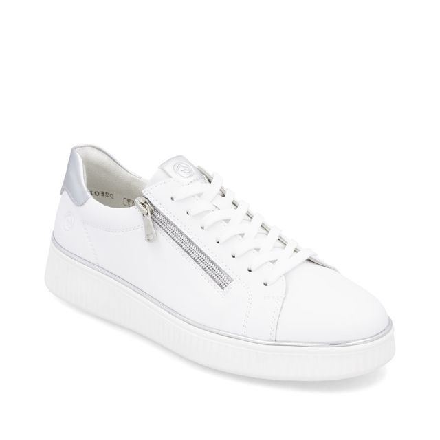 Remonte Trainers - White Silver - D2E01-80 TALTO ZIP