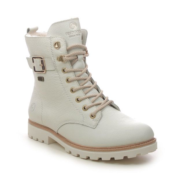 Remonte Winter Boots - WHITE LEATHER - D8475-80 BRANDBUC