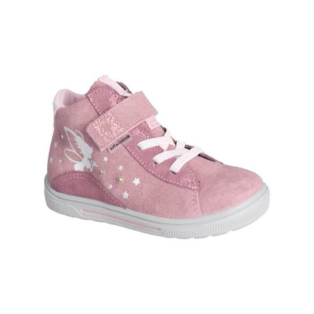 Ricosta Girls Boots - Pink suede - 7303702/320 TINKI TEX BUNGEE