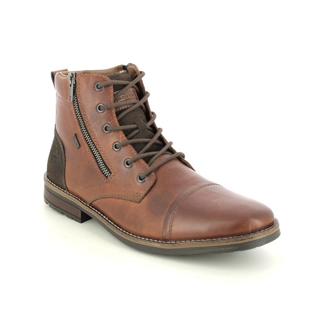 Rieker 33200-24 Tan Leather Mens boots