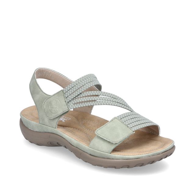 Rieker Comfortable Sandals - Pistachio - 64870-52 REEFLATER