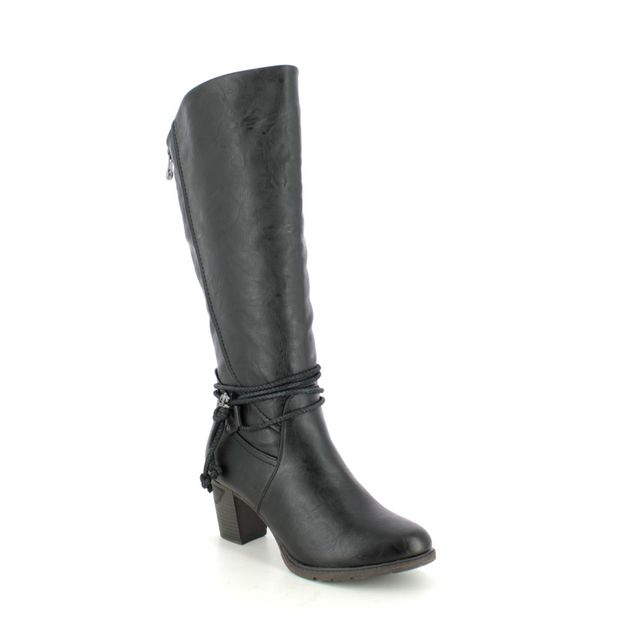 Rieker Knee-high Boots - Black - 96059-00 SALALONG WIDE CALF