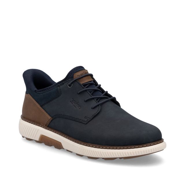 Rieker Comfort Shoes - Navy Tan - B3357-14 PRAMO READY