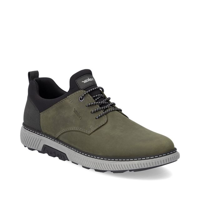 Rieker Comfort Shoes - Olive Green - B3360-54 PRAMO