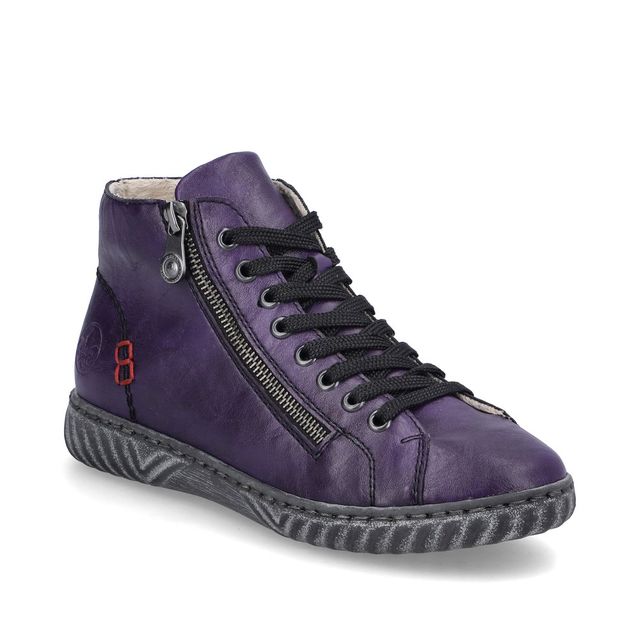 Rieker Hi Tops - Purple - N0921-31 ROSEHIZI