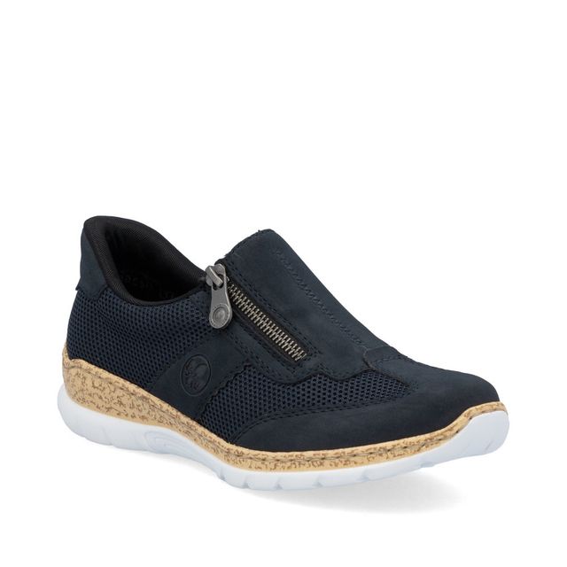 Rieker Comfort Slip On Shoes - Navy - N42G5-14 EMPIRE BRANELLO