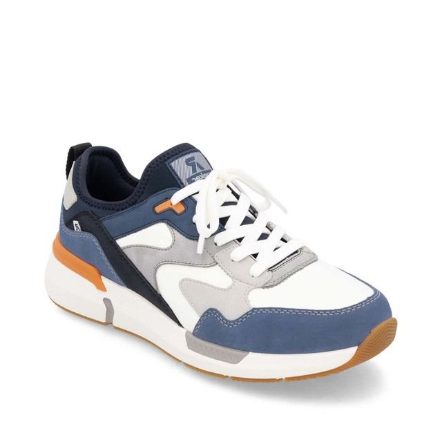 Rieker Trainers - Blue - U1403-14 NUBA