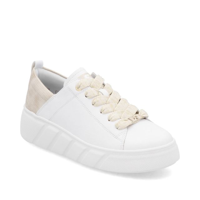 Rieker Trainers - White Gold - W2602-81 HAGEN EVO