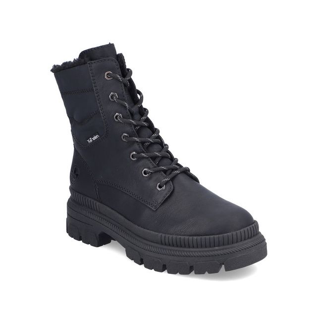 Rieker Biker Boots - Black - Y9331-00 ALASKA TEX