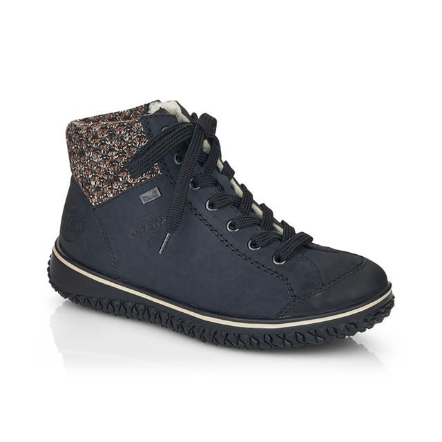 Rieker Hi Tops - Navy - Z4243-14 GRIPTAR TEX