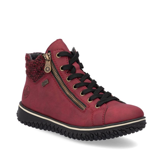 Rieker Hi Tops - Red - Z4263-35 GRIPTAR TEX