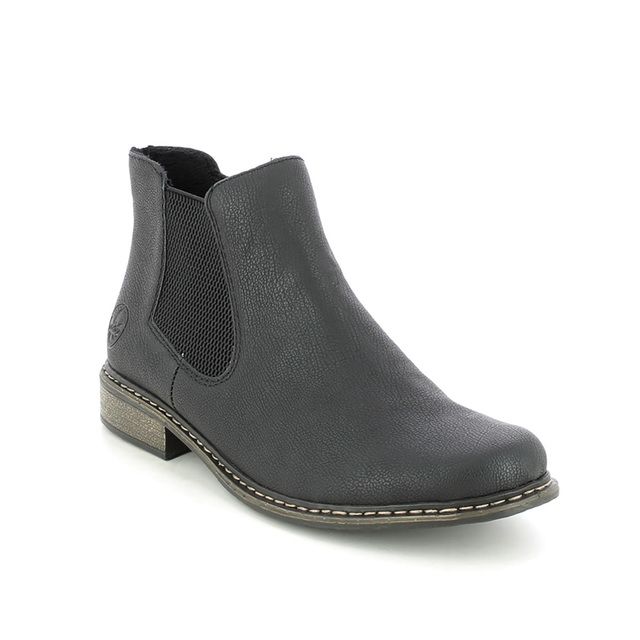 Rieker Chelsea Boots - Black - Z4994-00 PEECH