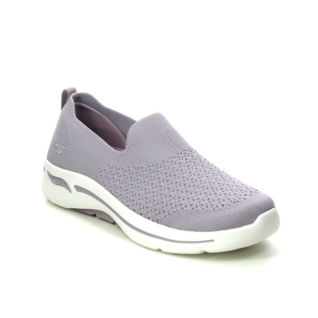 Skechers Arch Fit Go Walk Slip On Mauve Womens trainers 124418
