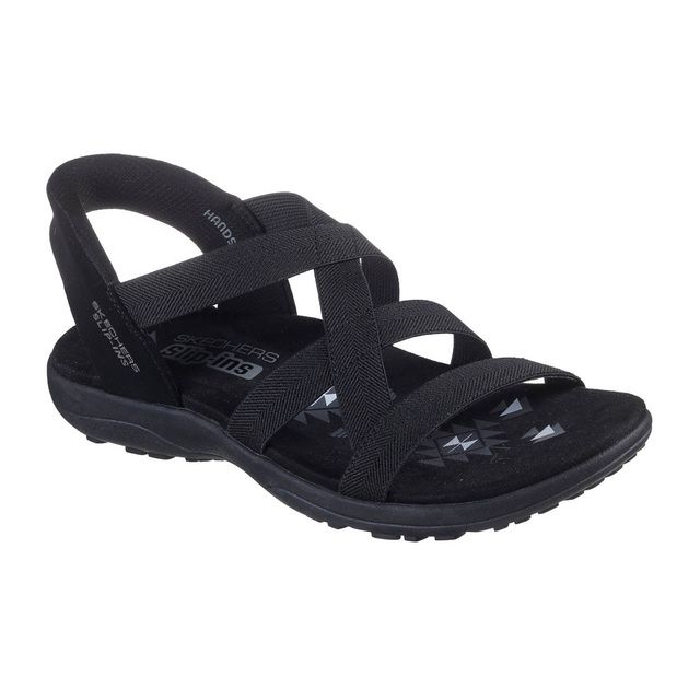 Skechers Walking Sandals - Black - 163460 REGGAE SLIP INS