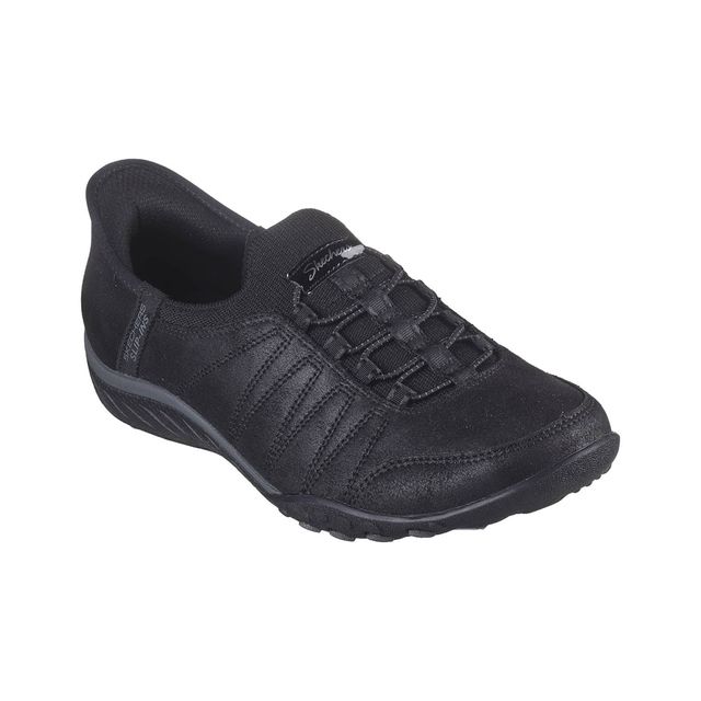 Skechers Lacing Shoes - Black - 100615 BREATH SLIP INS