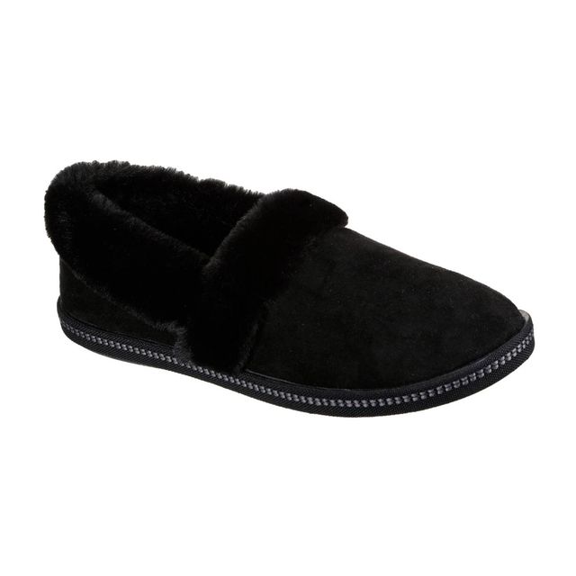 Skechers Cozy Campfire BBK Black Womens slippers 32777