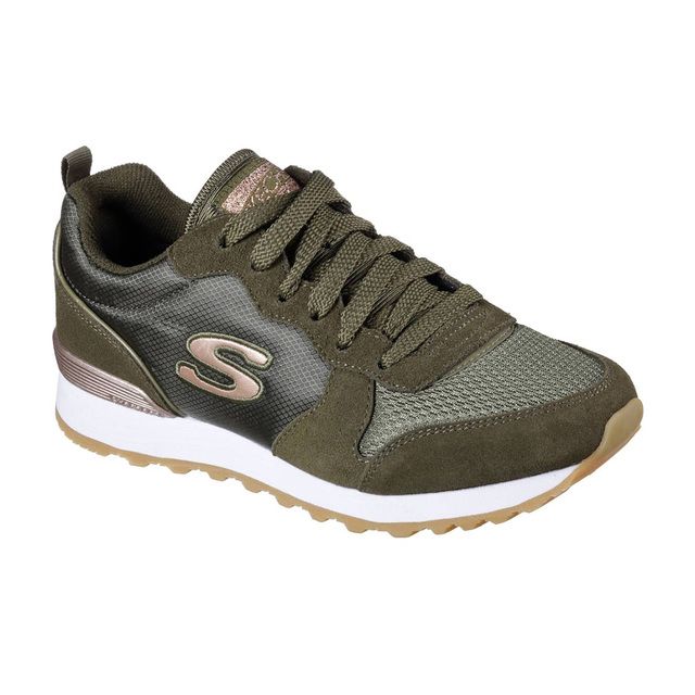 Skechers Trainers - Olive Green - 111 OG 85 GOLD GURL